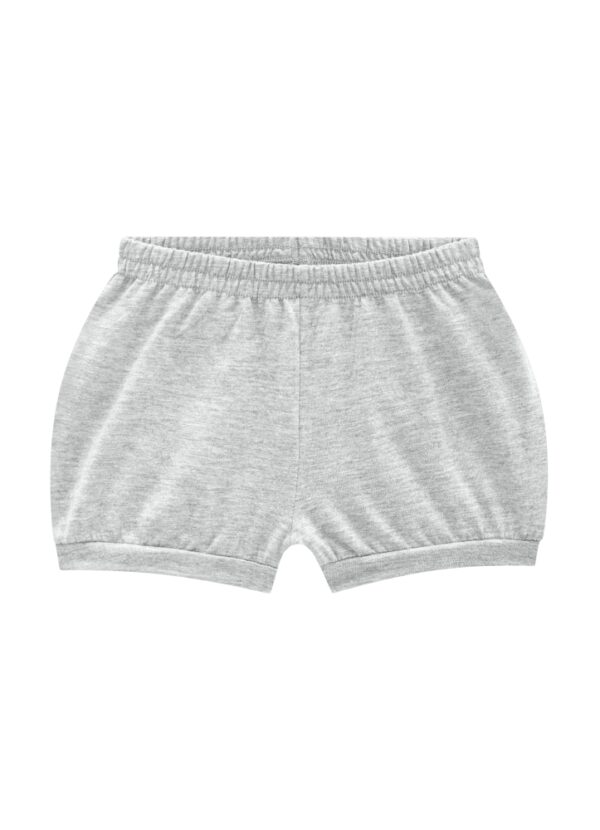 Shorts Infantil Cinza Claro