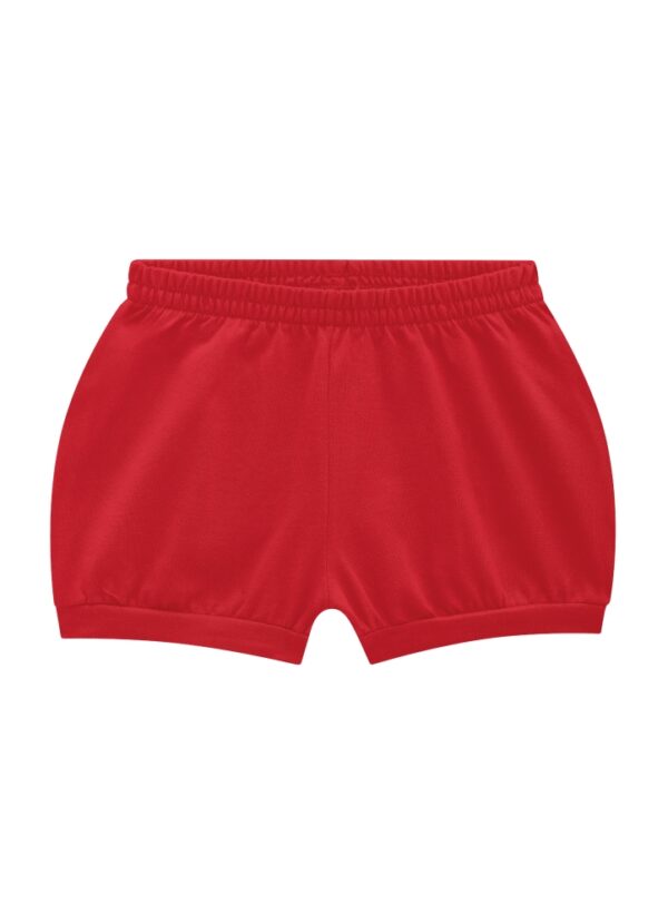 Shorts Infantil Vermelho