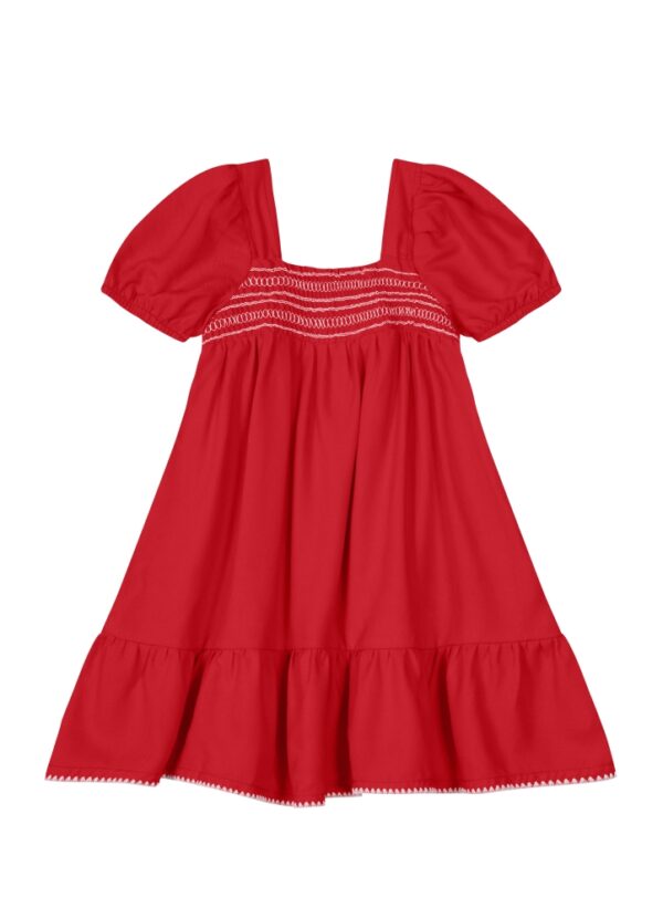 Vestido Infantil Vermelho